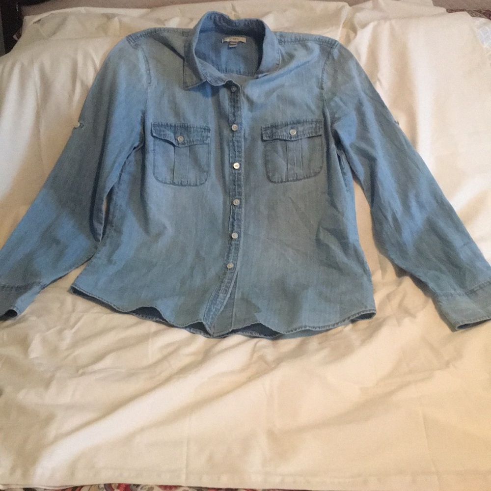 J Crew Chambray Button-down